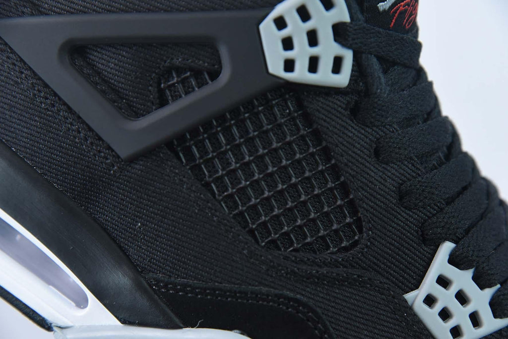 Nike Air Jordan 4 Retro Black Canvas