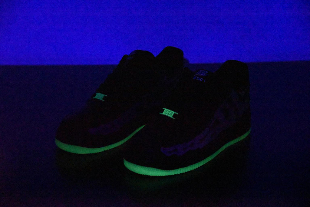 Nike Air Force 1 Skeleton Black