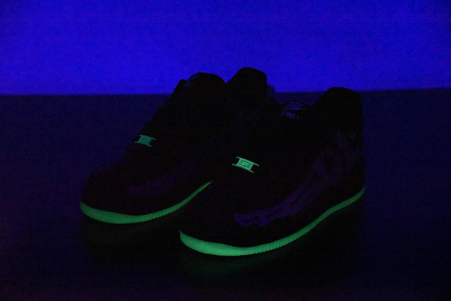 Nike Air Force 1 Skeleton Black