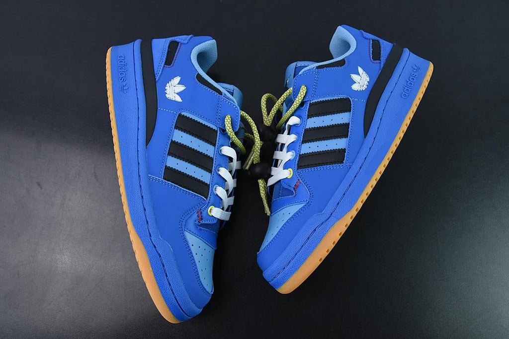 Adidas Forum Low Light Blue x Hebru Brantley