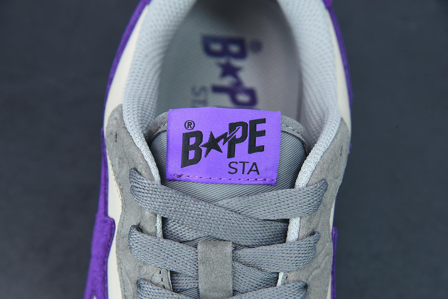 Bape Sta Mist Grey Royal Purple