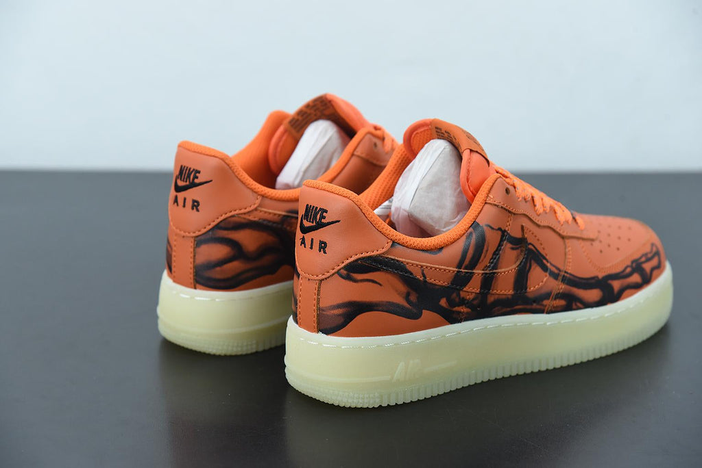 Nike Air Force Skeleton Orange