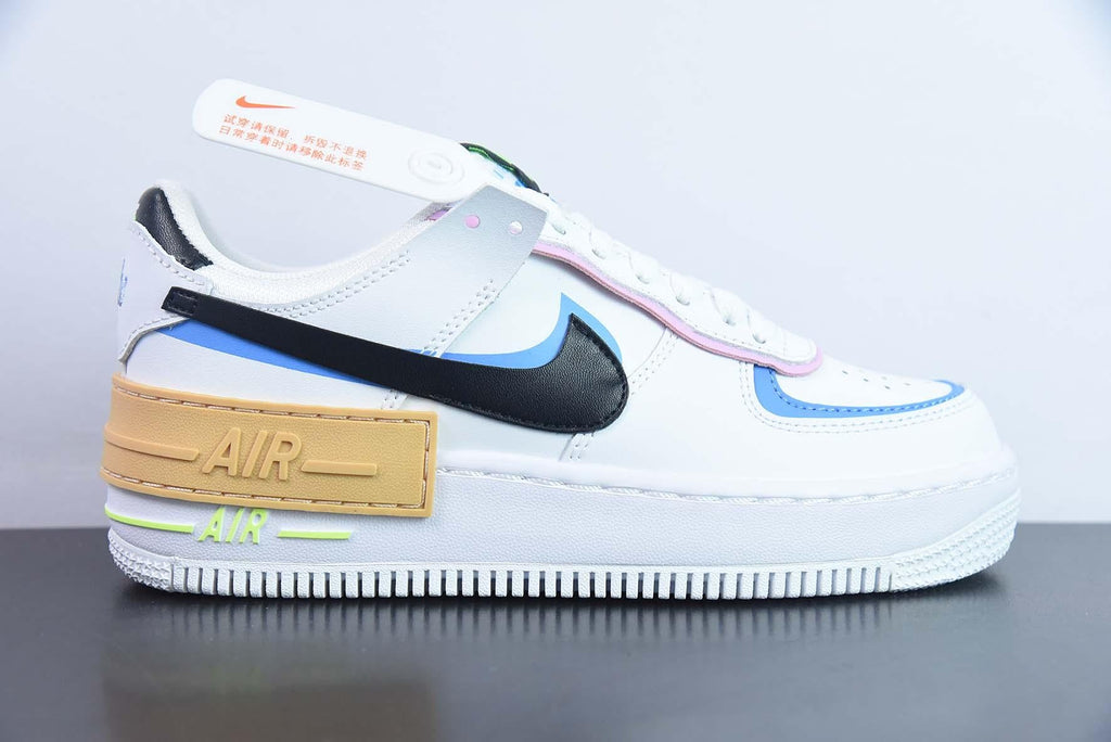 Nike Wmns Air Force 1 Shadow 'White Black Pastel'