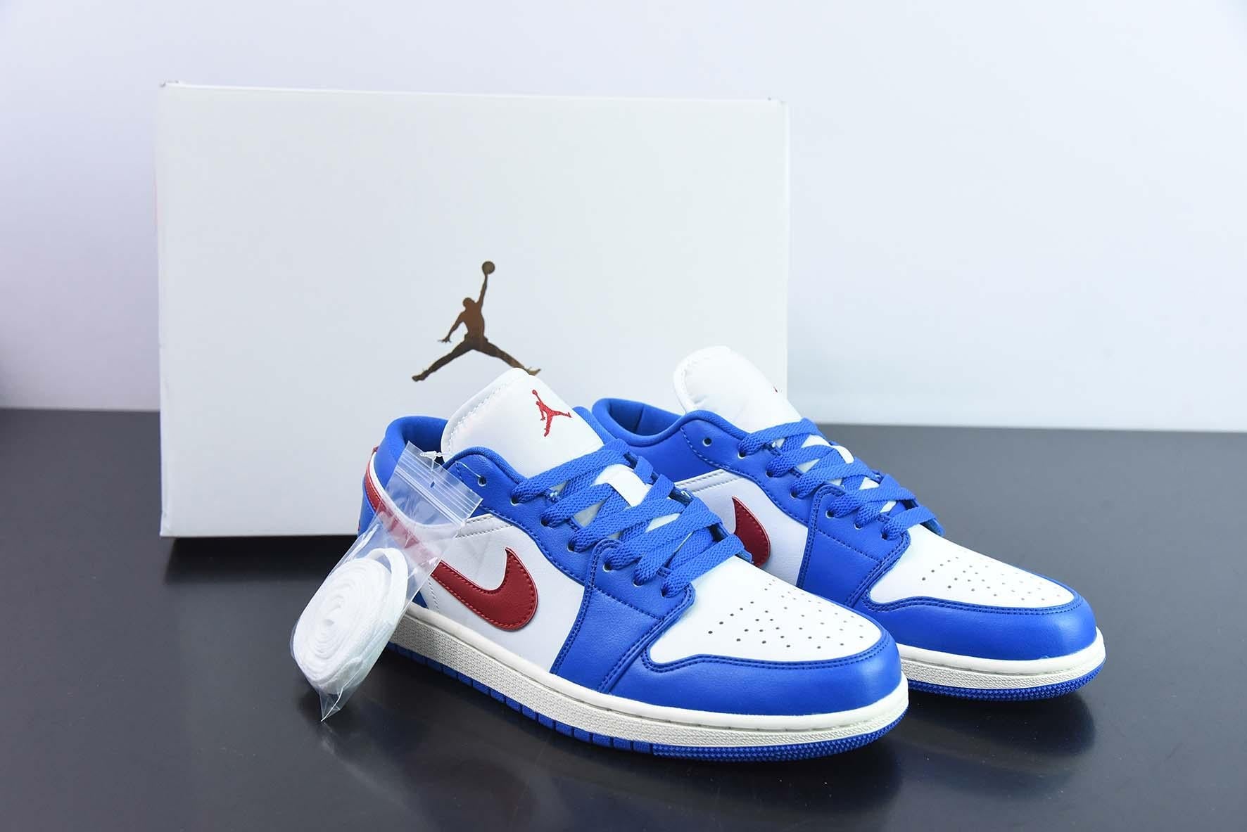 Nike Air Jordan 1 Low Sport Blue Gym Red