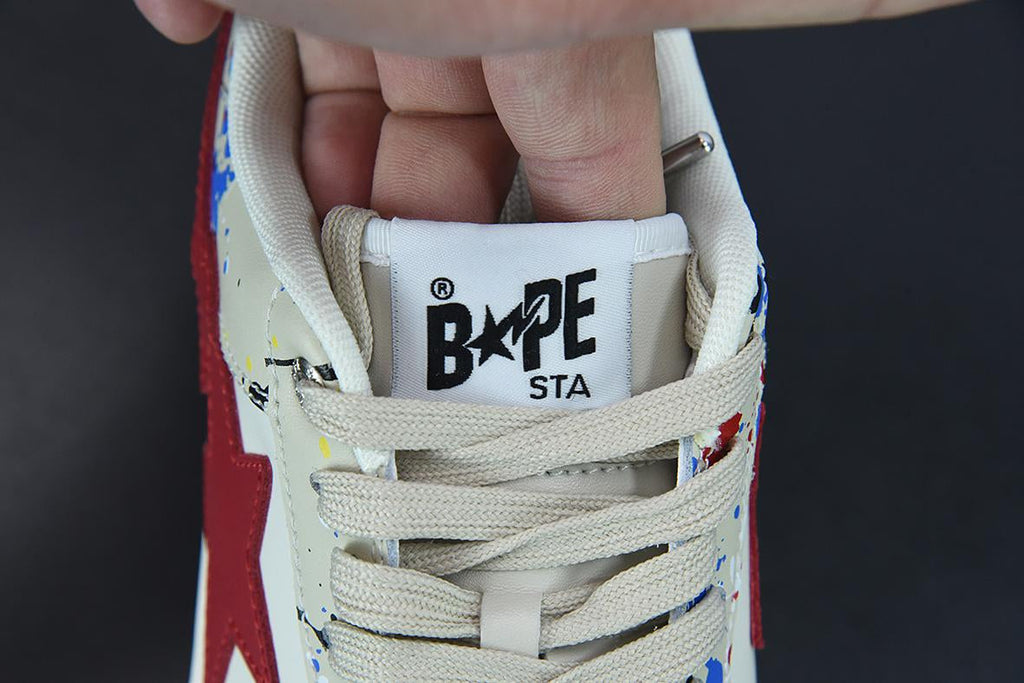 Bape Sta Low Paint Beige