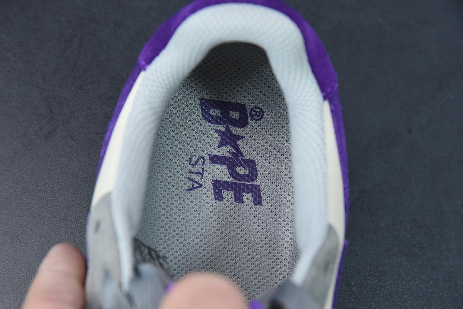 Bape Sta Mist Grey Royal Purple