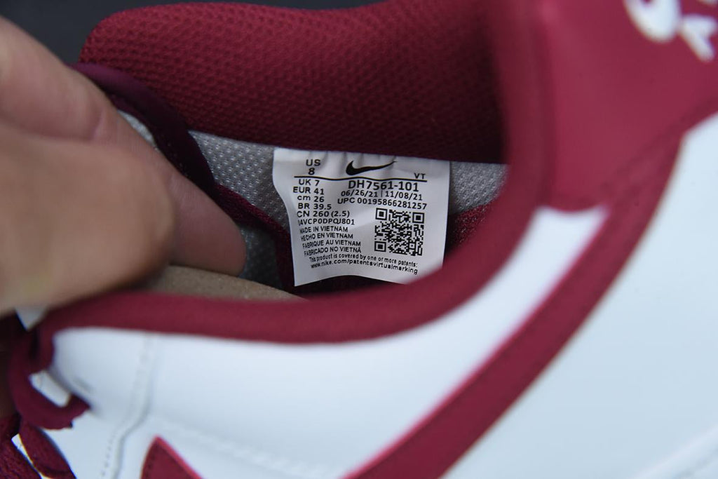 Nike Air Force 1 Low Bordo