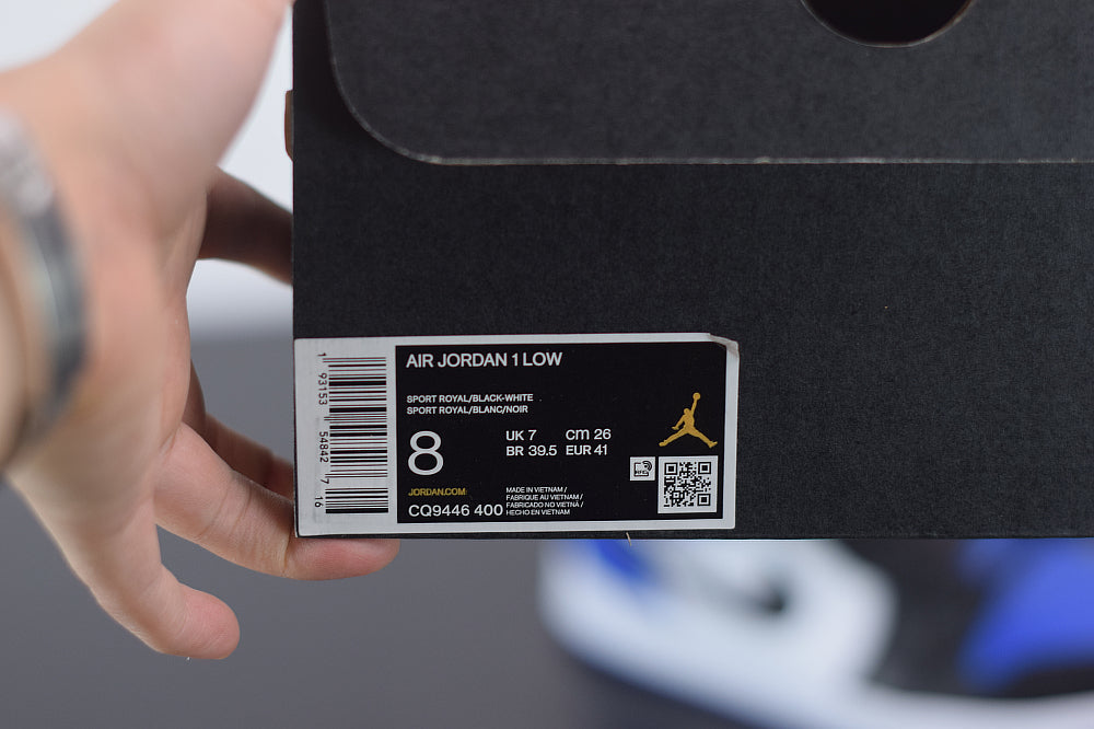 Nike Air Jordan 1 Low Royal Toe