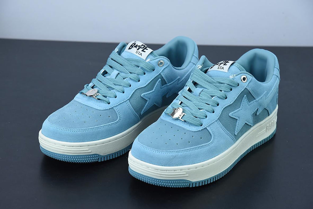 Bape Sta Low Suede Blue