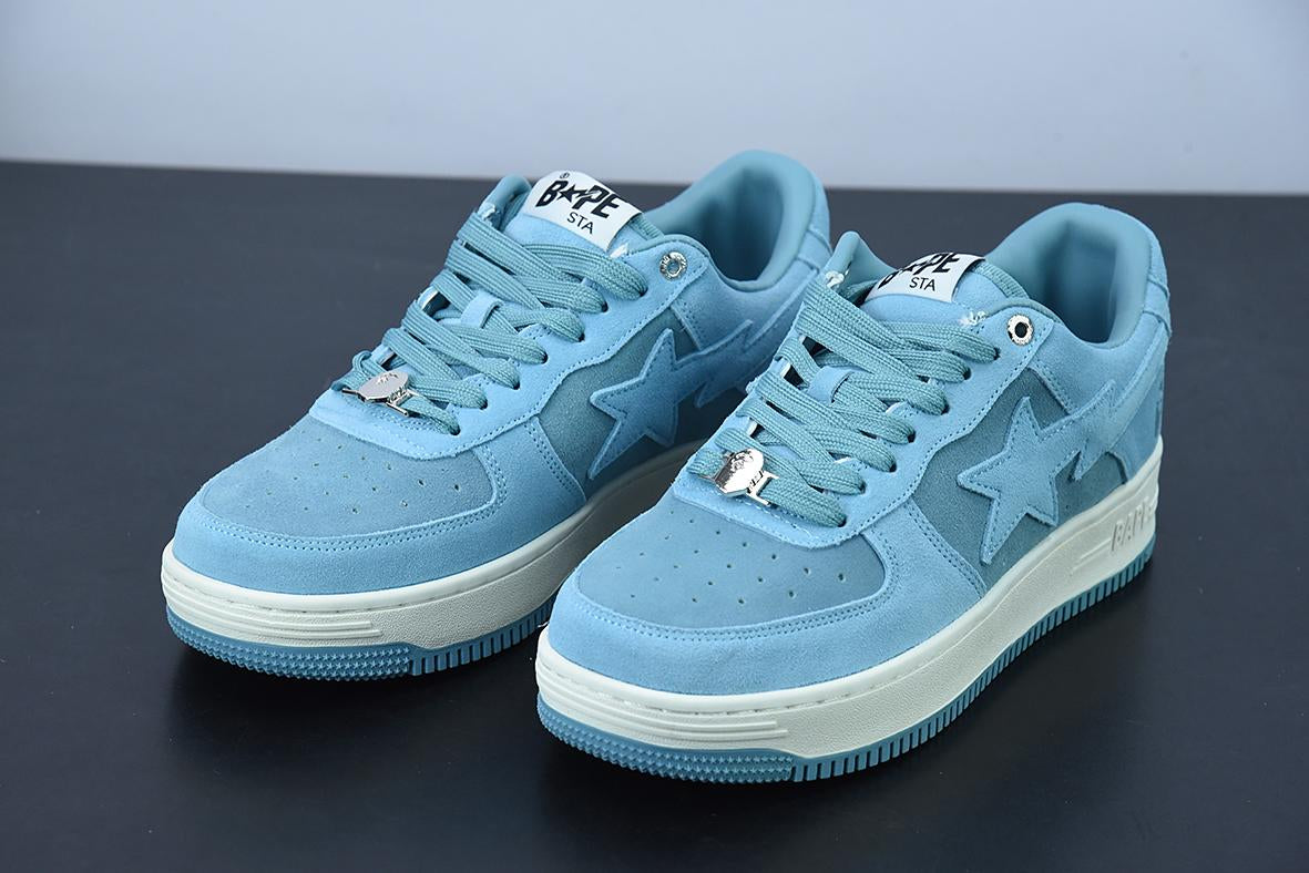 Bape Sta Low Suede Blue