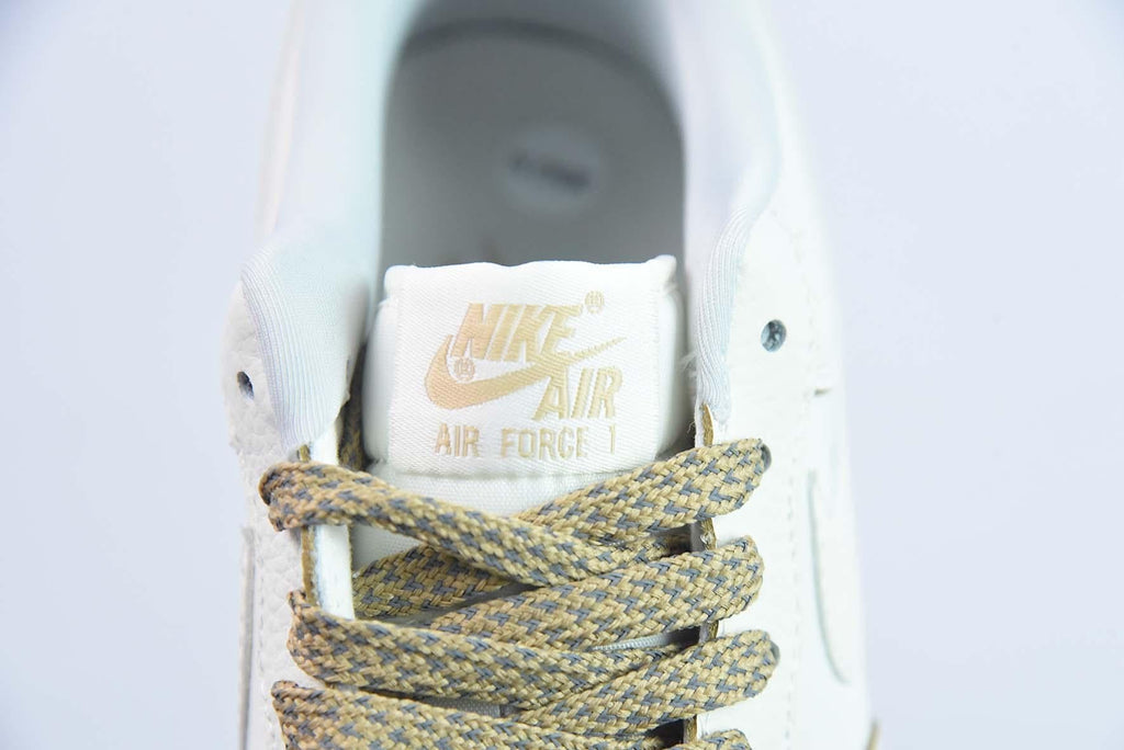 Nike Air Force 1 Low White Brown Gold