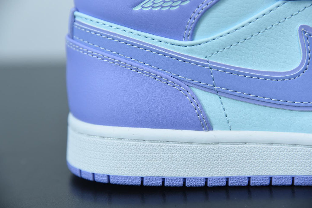Nike Air Jordan 1 Mid Purple Aqua