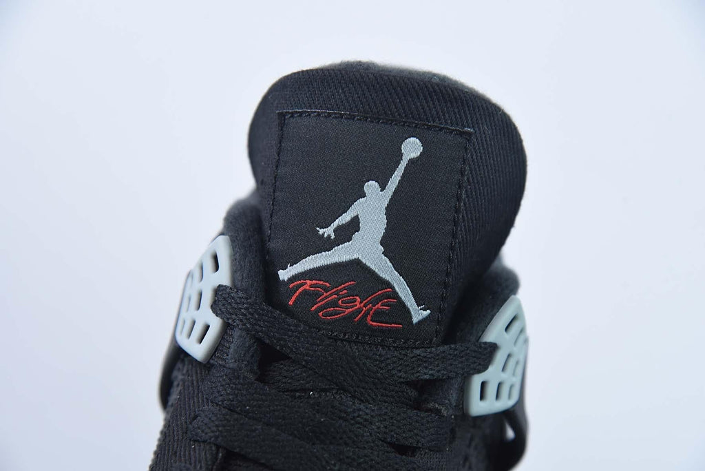 Nike Air Jordan 4 Retro Black Canvas
