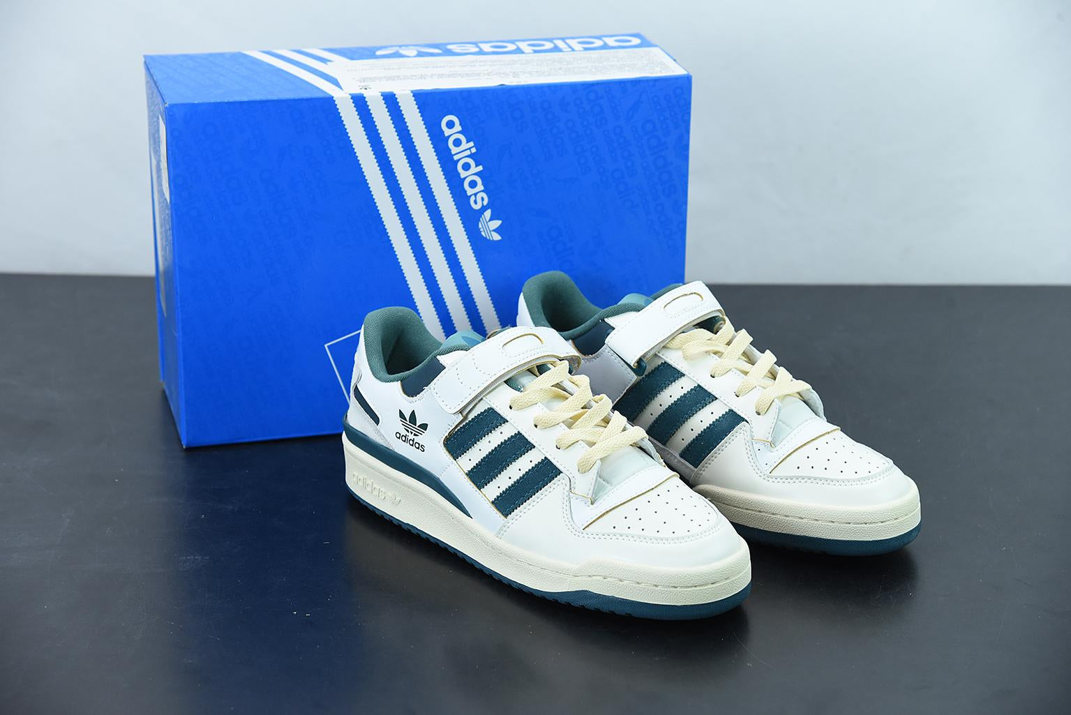 Adidas Forum 84 Low White Wild Teal Main image