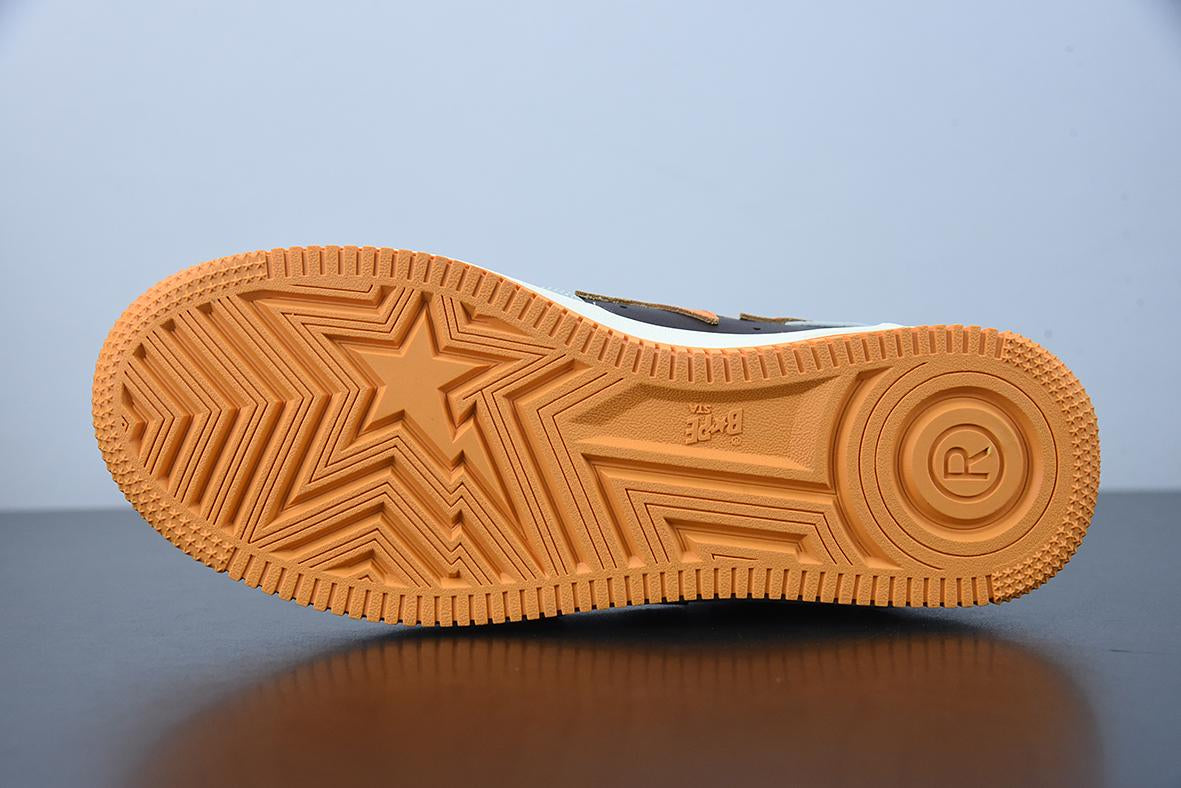Bape Sta Low Grey Orange