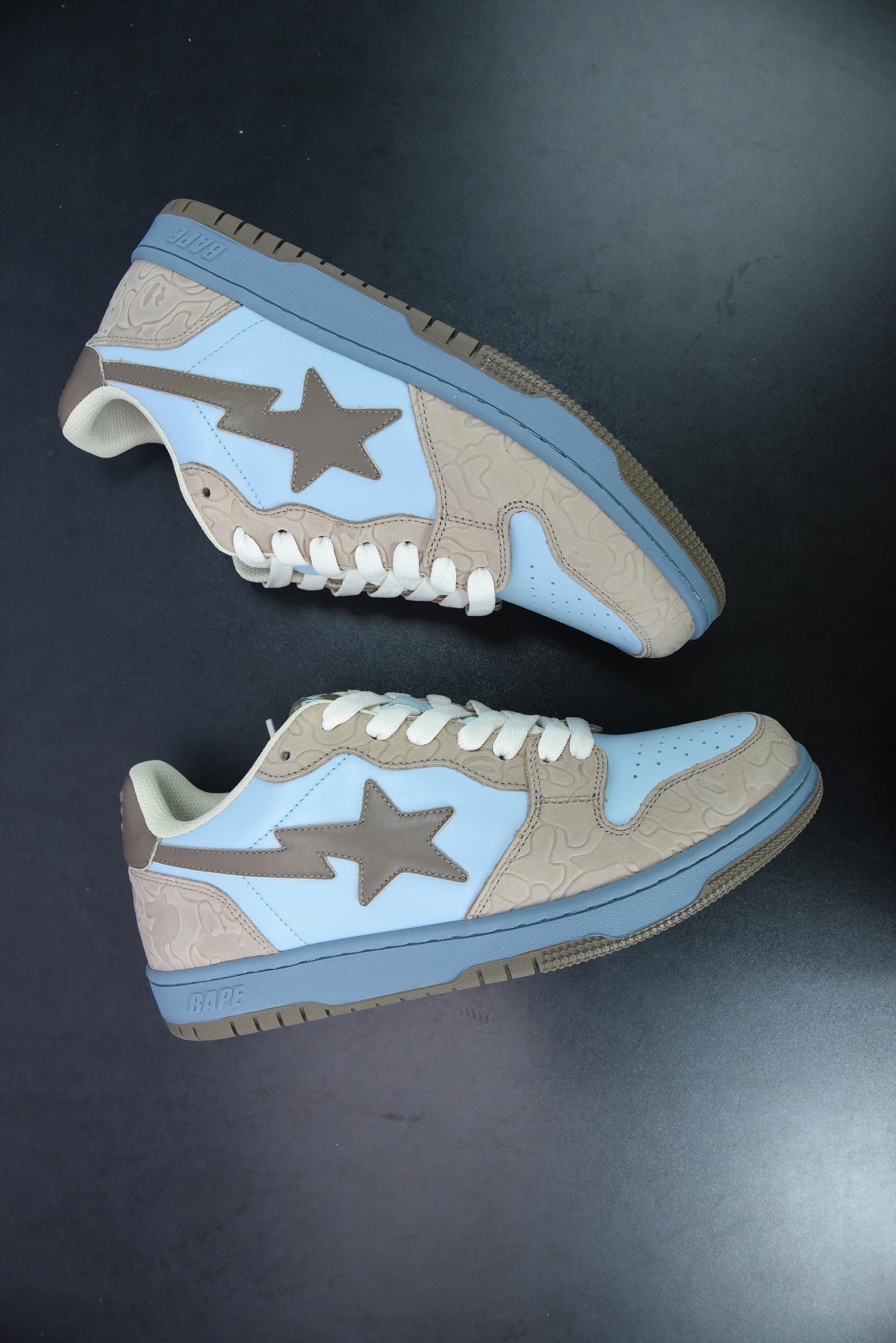 Bape Sta Court Low Sta Beige