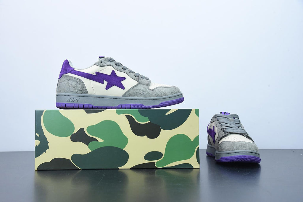 Bape Sta Mist Grey Royal Purple