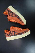 Nike Air Force Skeleton Orange