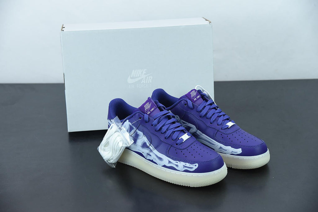 Nike Air Force 1 Skeleton Purple