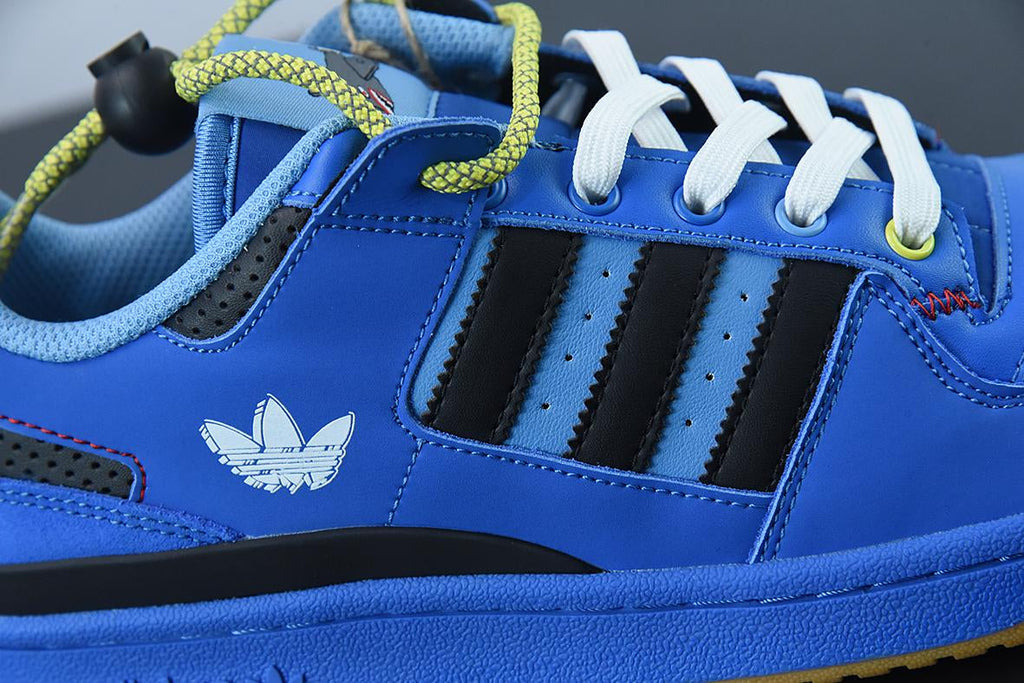 Adidas Forum Low Light Blue x Hebru Brantley