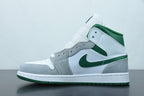 Nike Air Jordan 1 Mid Grey Pine Green