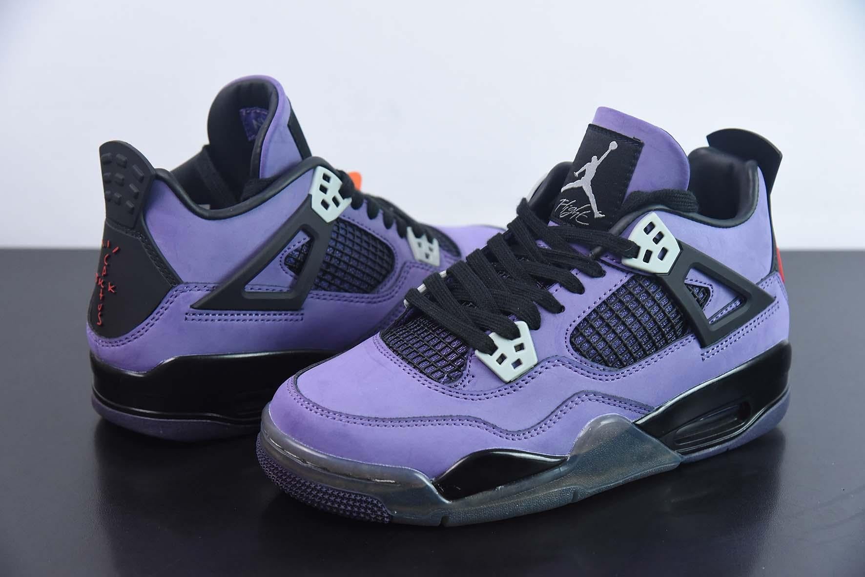Nike Air Jordan 4 Retro - Travis Scott Purple (Friends and Family) Secondary image