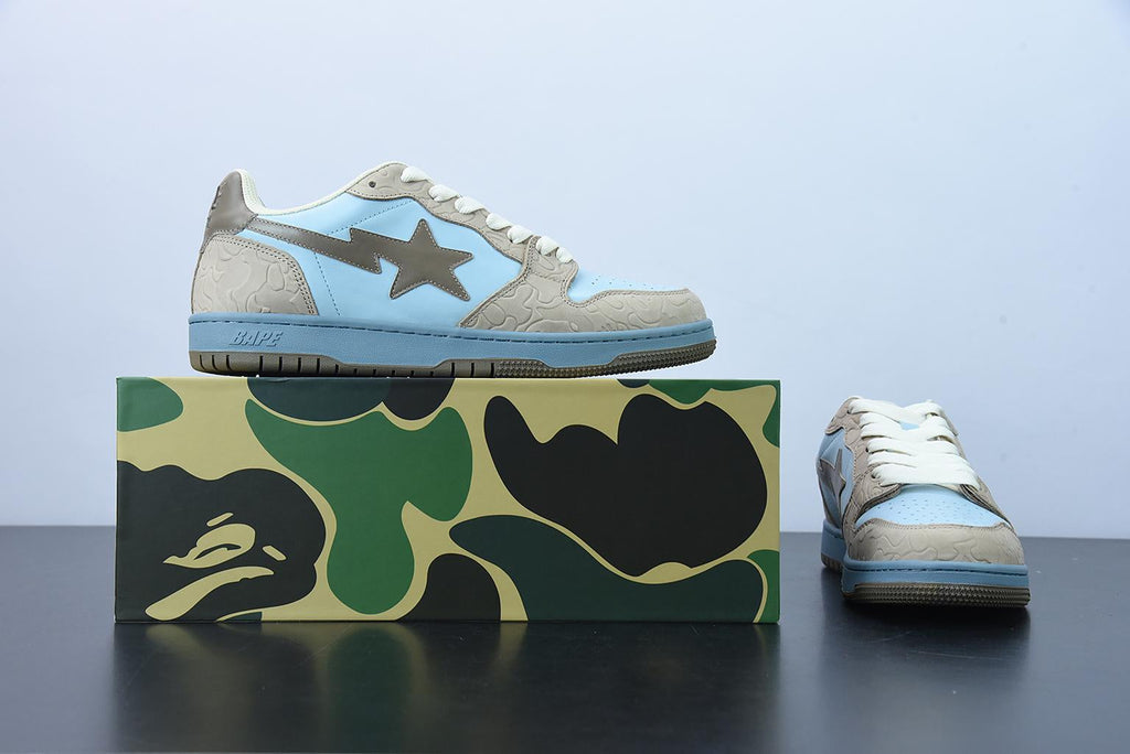 Bape Sta Court Low Sta Beige