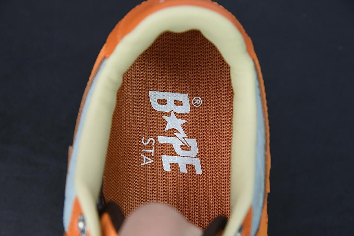 Bape Sta Low Grey Orange