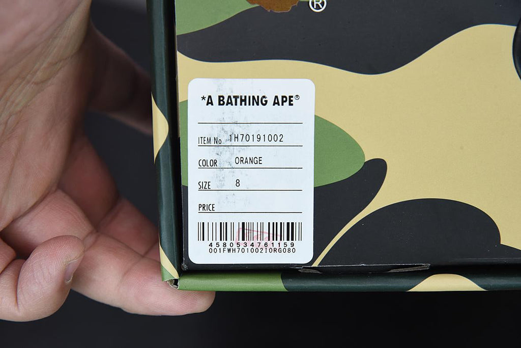 Bape Sta Low Grey Orange
