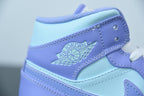 Nike Air Jordan 1 Mid Purple Aqua