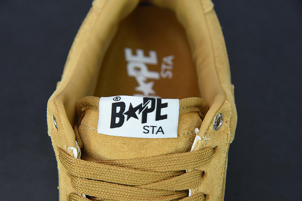 Bape Sta Low Suede Yellow