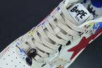 Bape Sta Low Paint Beige