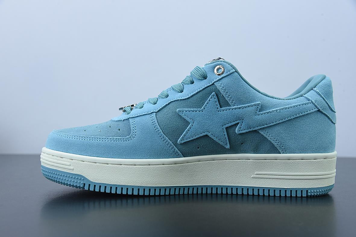 Bape Sta Low Suede Blue