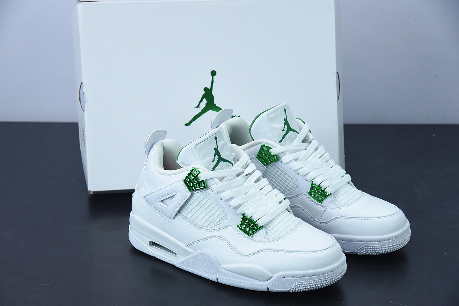 Nike Air Jordan 4 Green Metallic