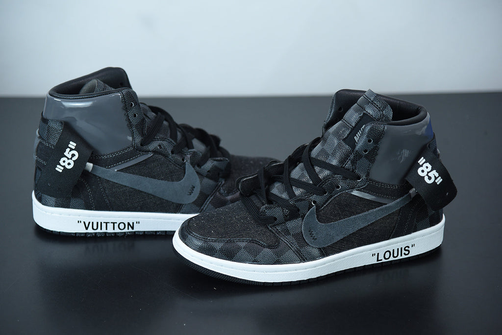 Nike Air Jordan 1 High Grey x Louis Vuitton