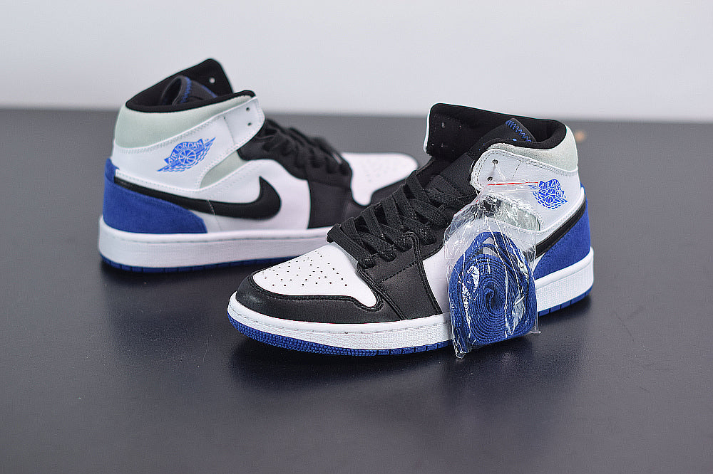 Nike Air Jordan 1 Mid Royal Black