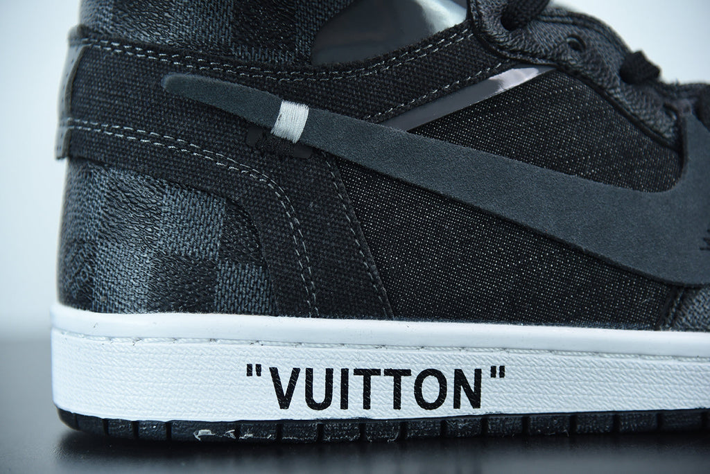 Nike Air Jordan 1 High Grey x Louis Vuitton