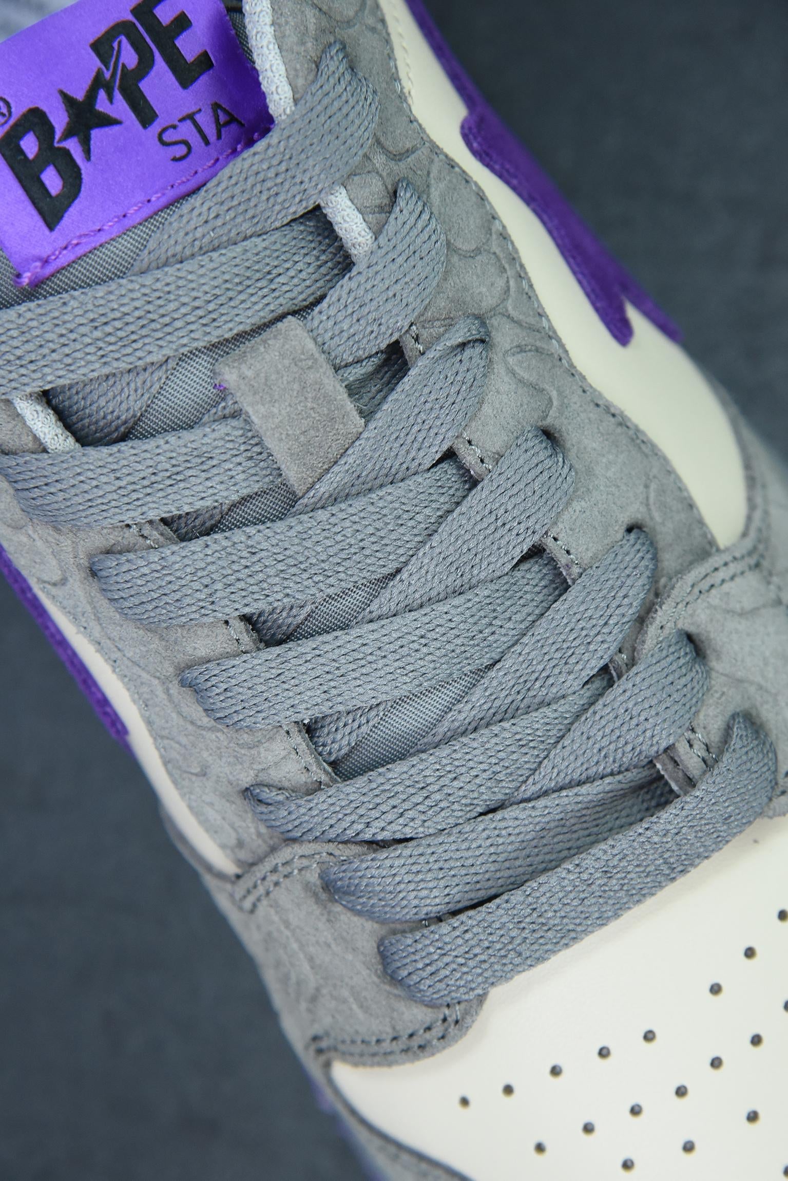 Bape Sta Mist Grey Royal Purple