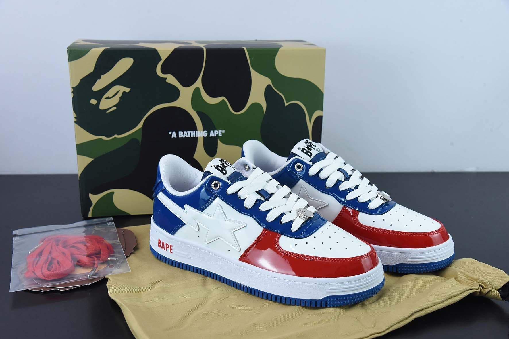 Bape Sta Low Red/Blue Main image