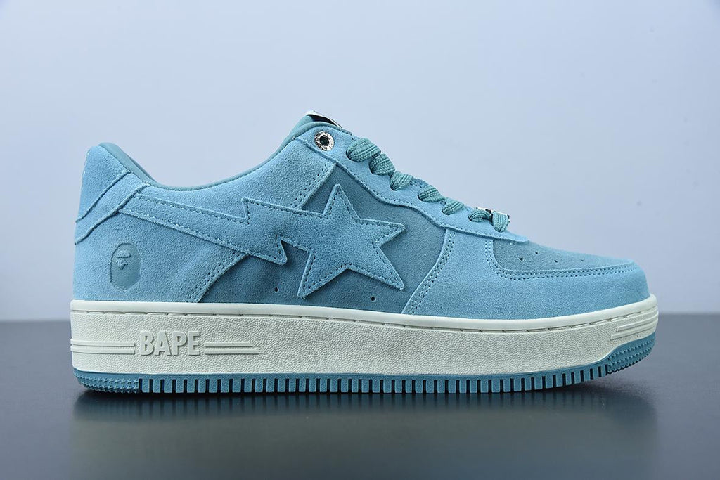 Bape Sta Low Suede Blue