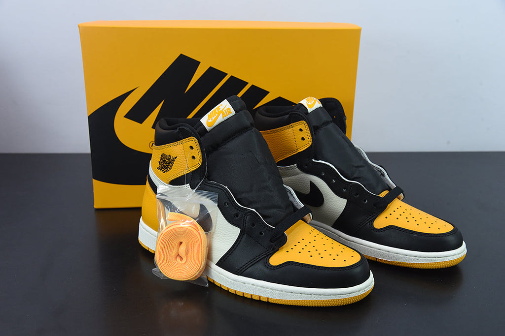 Nike Air Jordan 1 High Yellow Toe
