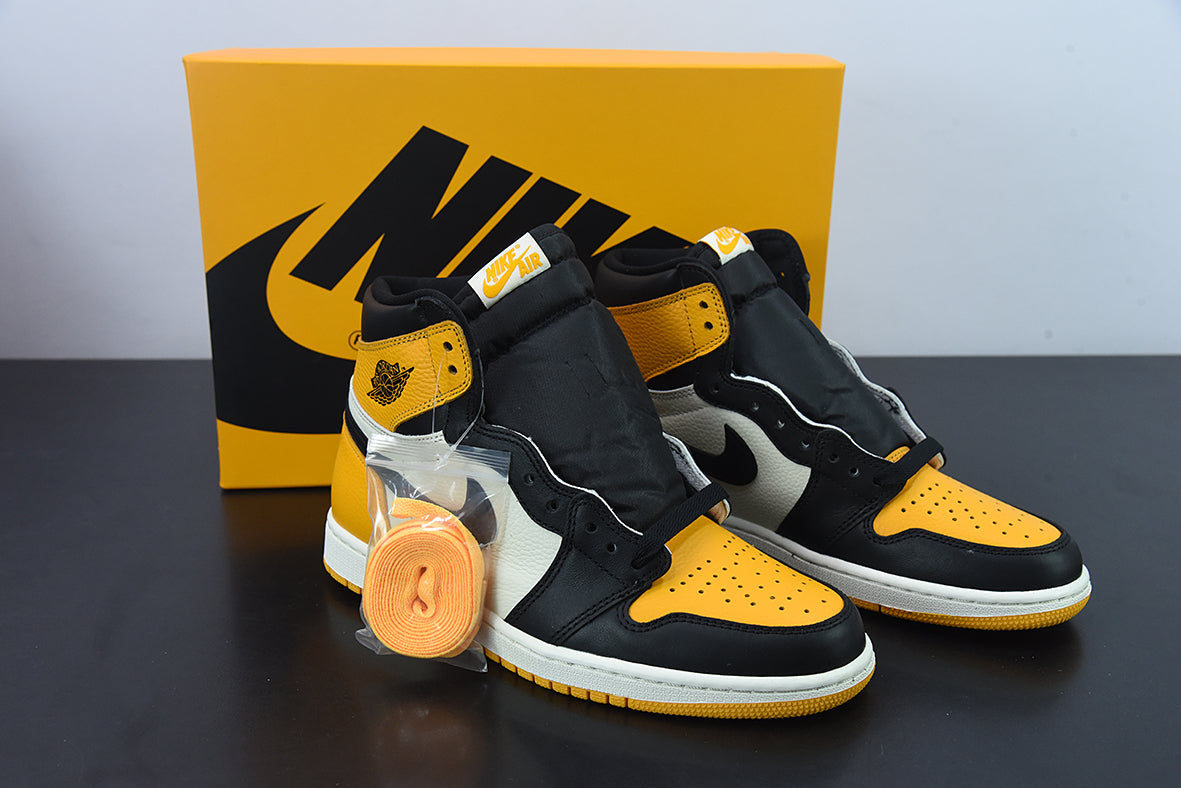 Nike Air Jordan 1 High Yellow Toe