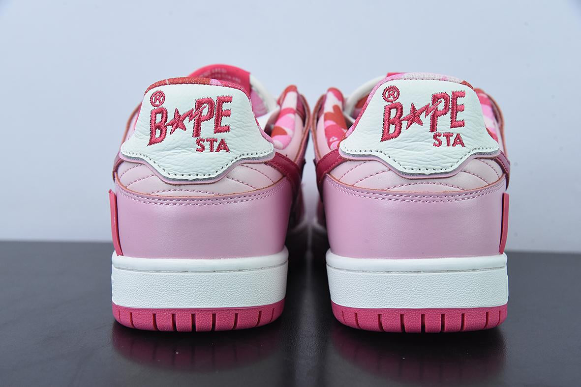 Bape Sta Low SK8 Camo Pink