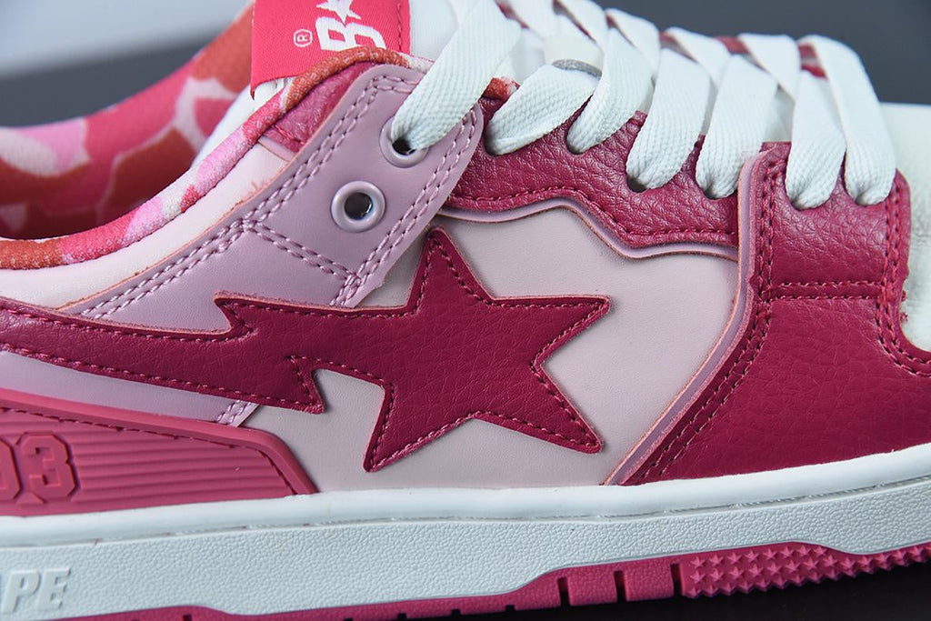 Bape Sta Low SK8 Camo Pink
