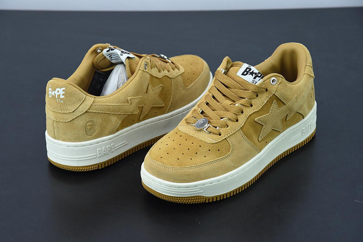 Bape Sta Low Suede Yellow