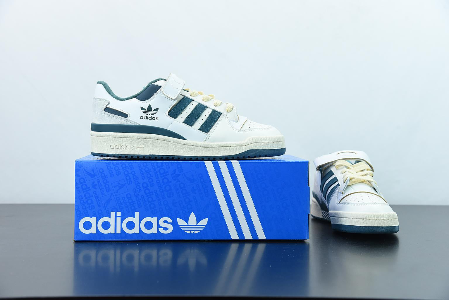 Adidas Forum 84 Low White Wild Teal