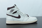 Nike Air Jordan 1 High Sail and Burgundy x A Ma Maniere