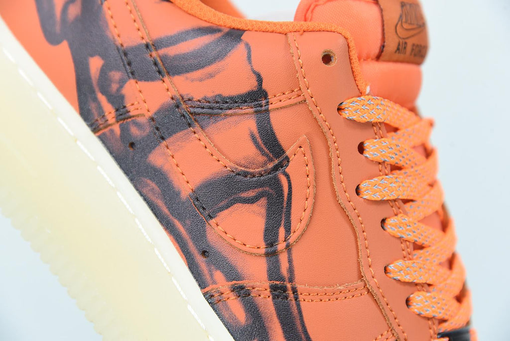 Nike Air Force Skeleton Orange
