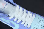Nike Air Jordan 1 Mid Purple Aqua