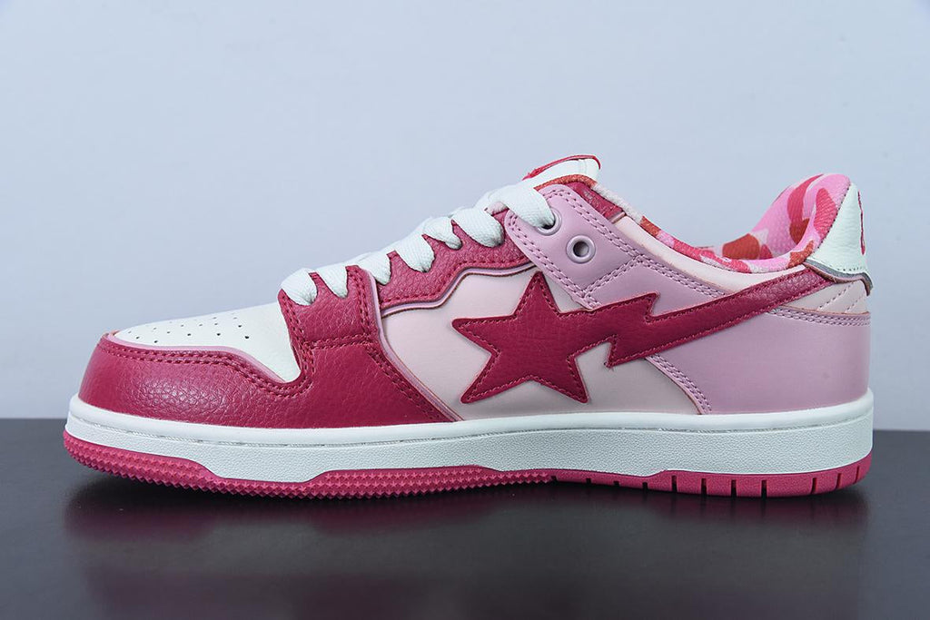 Bape Sta Low SK8 Camo Pink